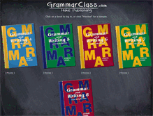 Tablet Screenshot of grammarclass.com
